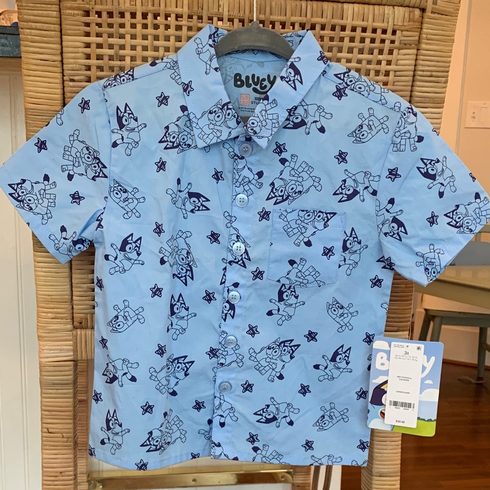 Carter's Bluey Button Down Shirt